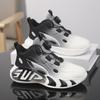 Children's Basketball Shoes Actual Friction Sound Spring and Summer Mesh Men and Girls Wear-resistant Soft Training Button Sports Shoes