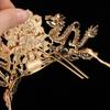 For Girl Costume Props Flower Women Hair Fork Tassel Hairpins Hanfu Hair Sticks Hair Accessories