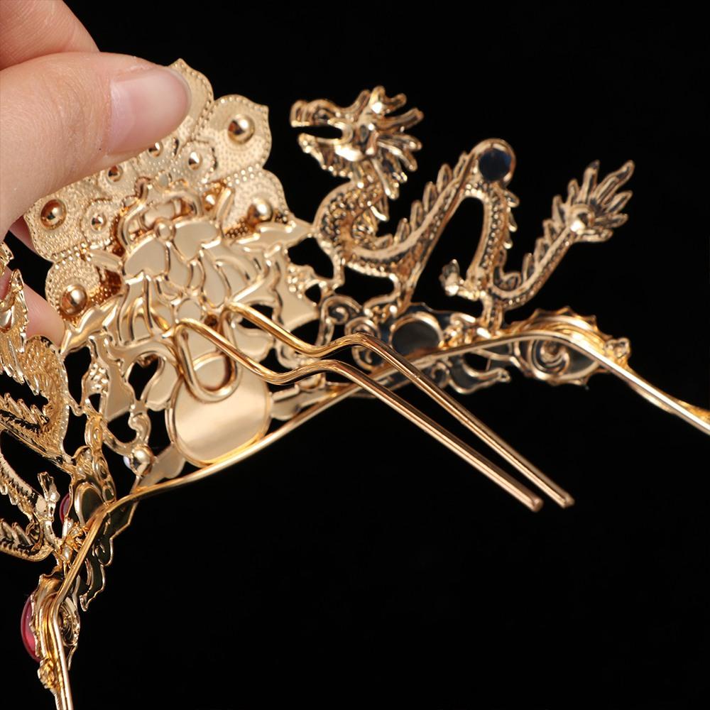 For Girl Costume Props Flower Women Hair Fork Tassel Hairpins Hanfu Hair Sticks Hair Accessories