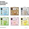 Беспроводные Bluetooth-наушники TWS-K84A с мультяшным мини-кошельком и разноцветным силиконовым брелоком-подвеской