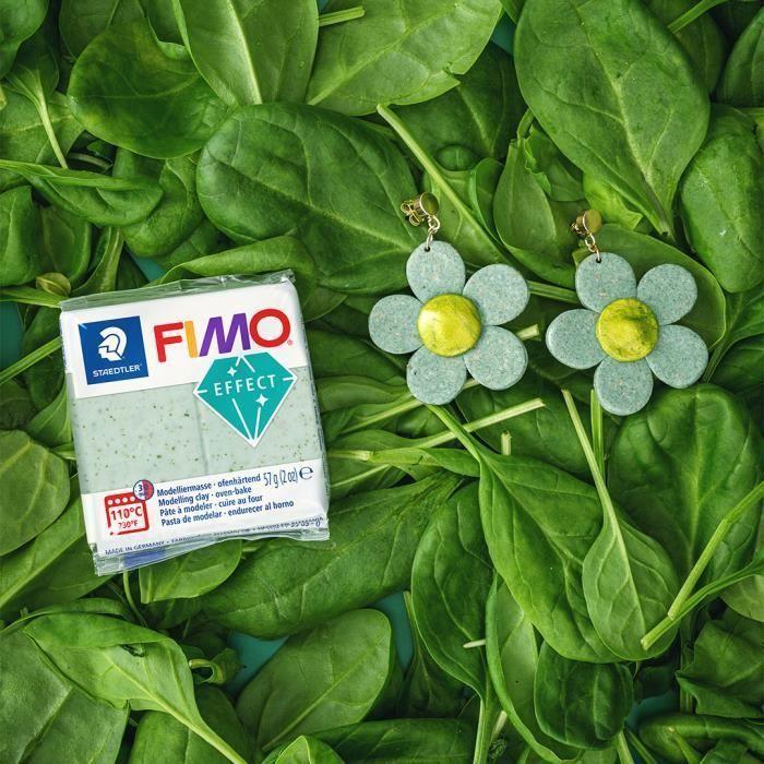 Pâte polymère créative - FIMO - Botanical - Épinard - 57 g - 8 portions - Pâte souple et malléable