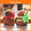 Keychain Plush Capybara Toy Pp Cotton Stuffed Bag Decor For Children Gift
