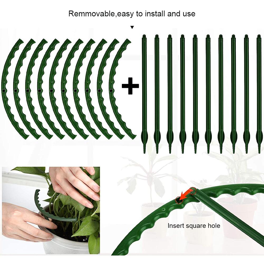 4/6/8 шт./набор опор для растений, стойка для цветов, опора для растений, садовые инструменты для бонсай, садовый кронштейн