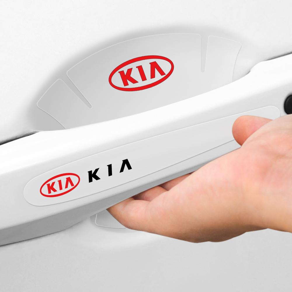 4/8Pcs Car Door Handle Protection Film Door Bowl Stickers for Kia Sportage 3 Rio K2 Ceed Carnival Picanto Soul EV6 Niro Forte