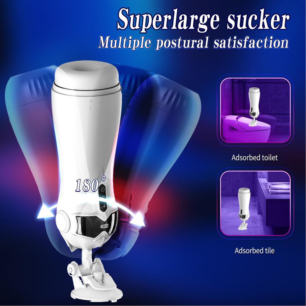 Automatic Sucking Male Vibration Masturbator Blowjob Machine Heating Masturbation Cup Vaginal Sex Toys for Men Adult Goods