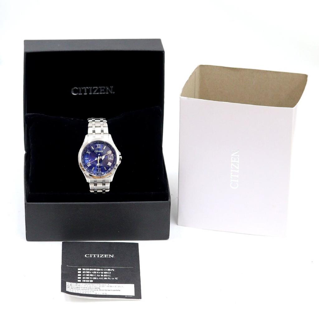 Citizen Мужские наручные часы Exceed CB1080-52L H149-T021727, радиоуправляемые, Eco-Drive, кварцевые