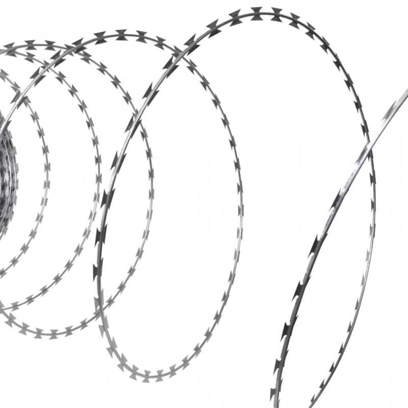 Day and Night - Day and Night Concertina Barbed Wire Galvanized Steel 300 M