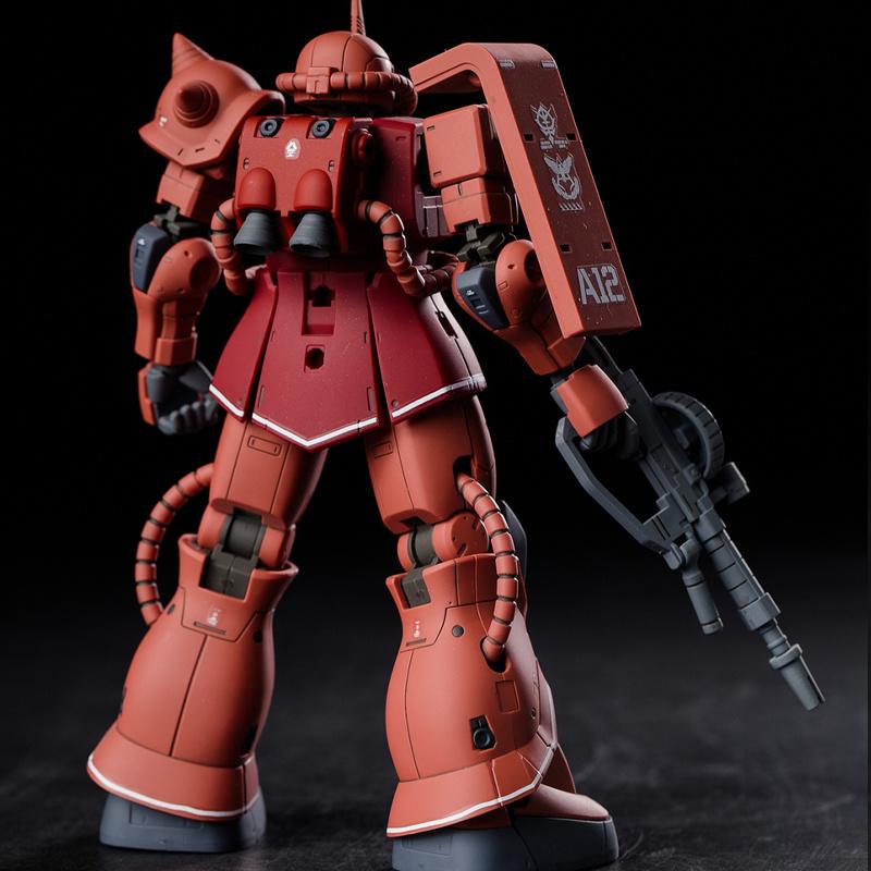 GTO Char's Zaku HG 1/144 Механическая модель для сборки Набор фигурок для сборки Настольное украшение Кукла Пазлы для мальчиков Игрушки Подарок Коллекционная