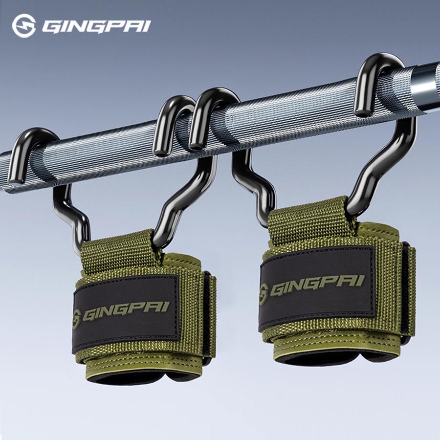 Weight Lifting Hook Grips With Hand-Bar Wrist Straps Gym Workout Powerlifting Heavy Duty Pull-ups Hooks Grips Fitness Gloves 1