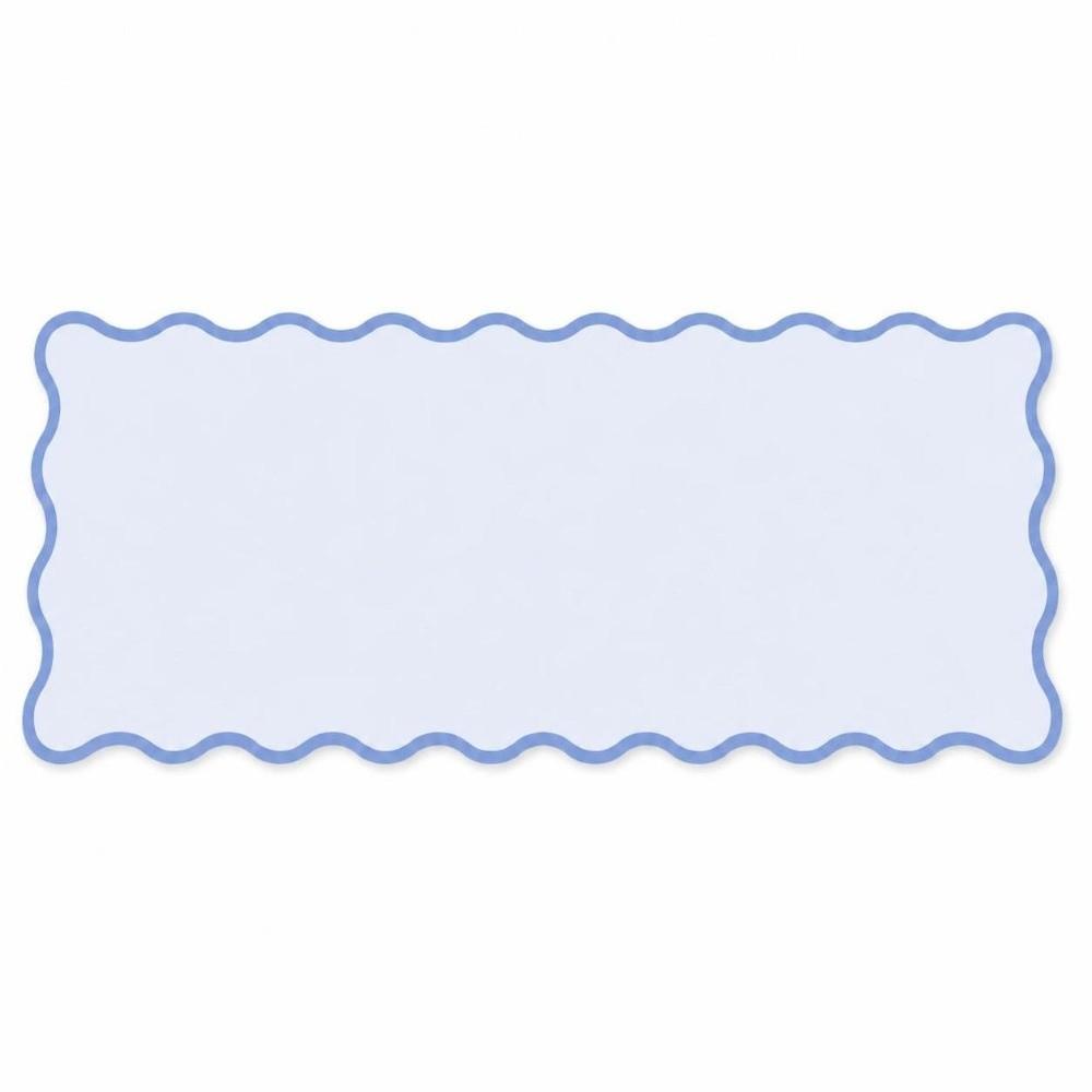 35x80cm Scalloped Desk Mat Non Slip Mouse Keyboard Pads Desk Pad Protector for Computer Desk