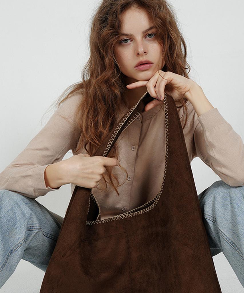 Сумка Smithw Suede Breeze (Темно коричневый)