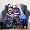 Customiz Name Personality Murder Drones Blanket Soft &Warm Sofa Office Bed Travel Lunch Break Blanket, Gift Suitable All Seasons