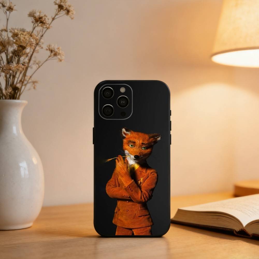 F-Фантастический-C Мистер F-Лис Чехол для телефона для iPhone 17,16,15,14,13,12,11 Plus,Pro Max,XS,Мягкий силиконовый черный чехол