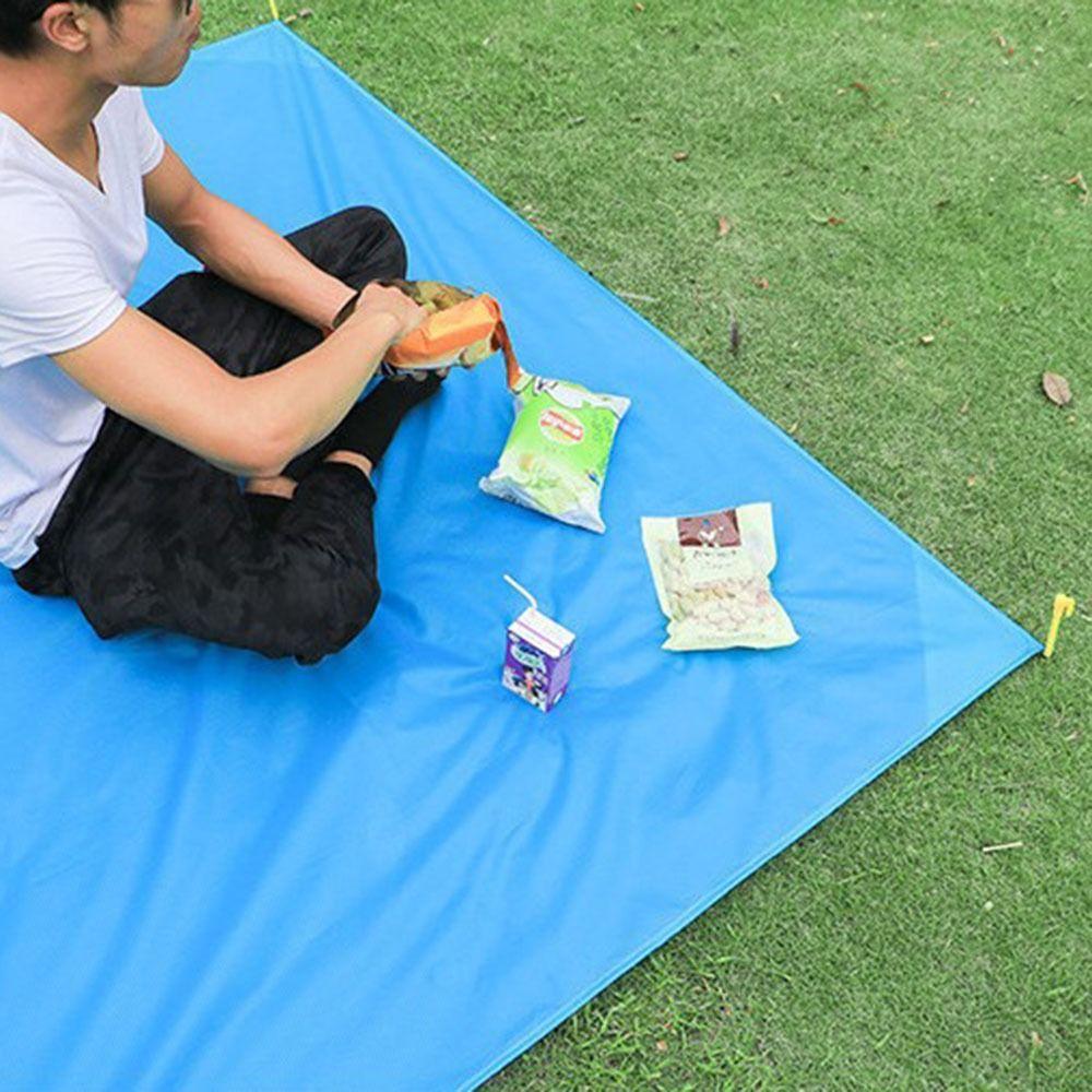 Folding Pocket Camping Mat Oxford Cloth Mini Ground Mat Portable Picnic Blanket for Outdoor