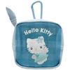 Marimo Craft Sanrio Hello Kitty Light Blue Angel 3rd Edition Mini Pouch, Light Blue, Hello Kitty, W80 X H80 X D40mm, BLKT-074