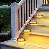 NEW Solar Step Lamp Outdoor Home Garden Staircase Patio Lights Steps Walkway Light Lamps Outdoor LED Decorative