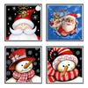 5D алмазная живопись Санта-Клаус Алмазная мозаика Зимняя Алмазная вышивка Diy вышивка крестиком украшение дома Рождественский подарок