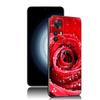 Bright Red Roses Flowers Black Case For Xiaomi Redmi 11 Prime 11A 12C 13C A1 A2 Plus A3 12 4G 10 13R 5G 9A 10A 9C 10C 9i 12R
