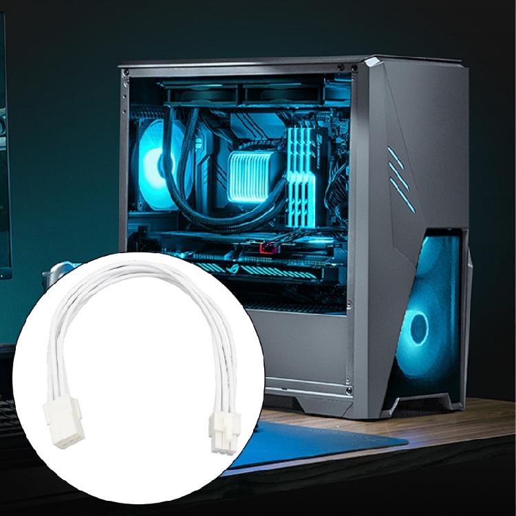 6-контактный кабель-удлинитель питания PCIe "папа-мама", 6-контактный адаптер-преобразователь для подключения видеокарт