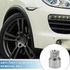 ABSOPRO Wheel Lock Nut Screw Nut Remover with Key Compatible with Porsche and Macan #66, 9/10" Diameter, 20-Point Anti-Theft Socket, Boxster, 911,