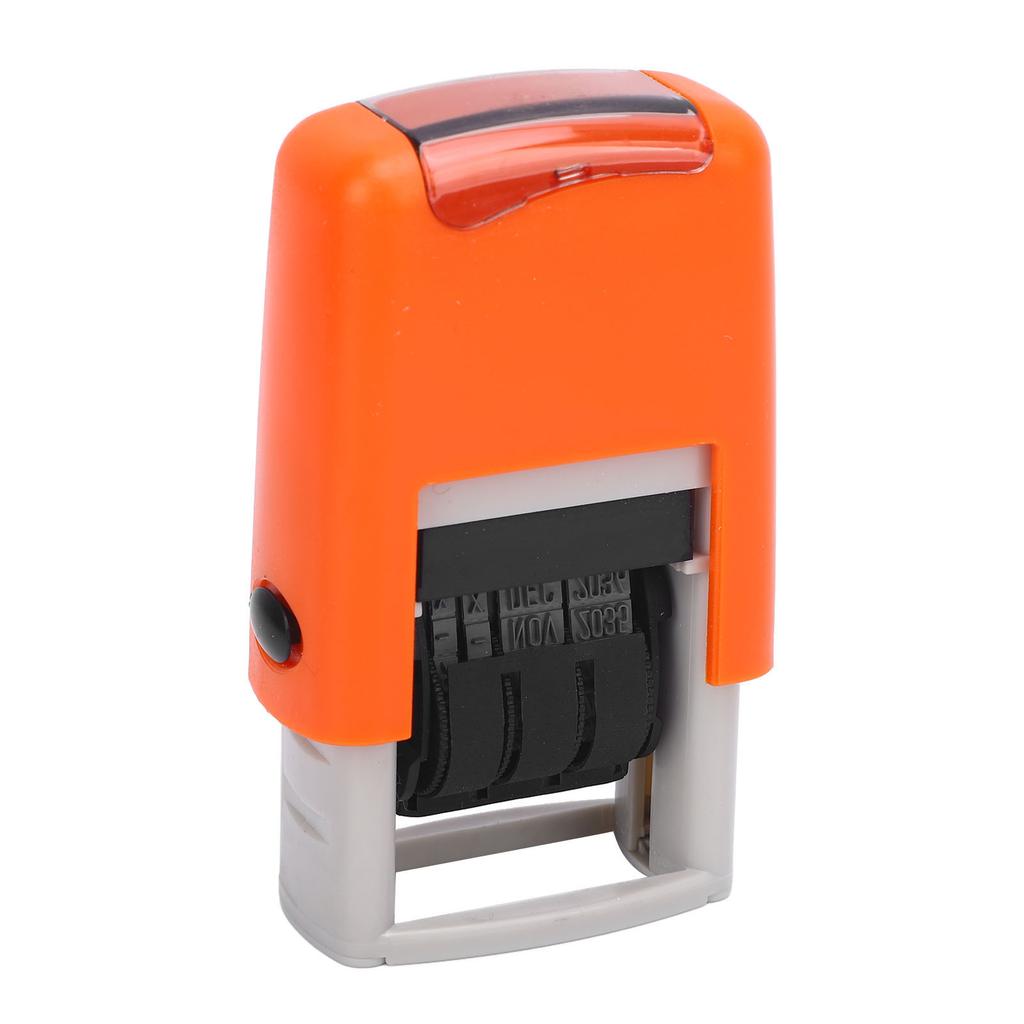 25x2.8mm English Date Stamp Clear Stamping Quick Drying Adjustable Date Stamp for Study Work Life