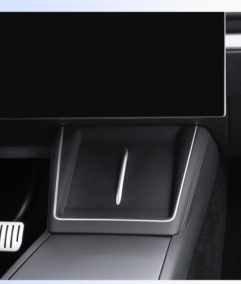 Center Console Wireless Charging Silicone Pad for Tesla Model YL 6-seater Version 2025 2026 Anti Slip YL Car Auto Accessories