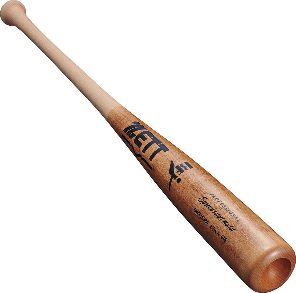 ZETT Hard Baseball Special Select Wood American 880g Average Burnished Made in BWT16584 Bat, Model, (North Birch), 84cm, Weight, (1201SA), Japan,