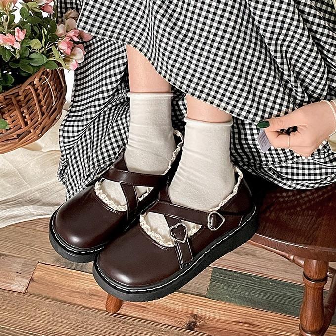 Туфли Mary Jane на толстой подошве в стиле ретро, женские, весна-осень 2025, юбка, черные, французские, универсальные, легкие, одинарные туфли