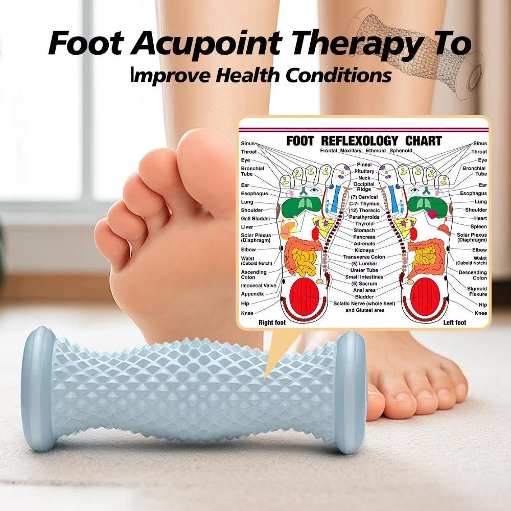 Silent Foot Massage Roller Muscle Relaxation Reflexology Massage Tool  Yoga Practice