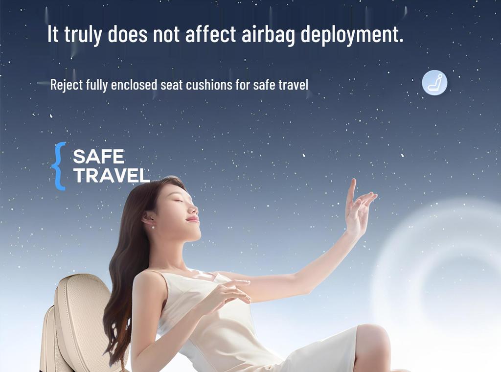 All-Season Ventilated Seat Cushion for AITO M6 - Breathable Interior Cover.