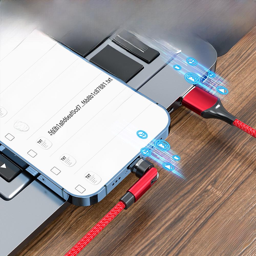 5A сверхбыстрая зарядка 540° вращающийся магнитный кабель передачи данных для Huawei, iPhone, Android