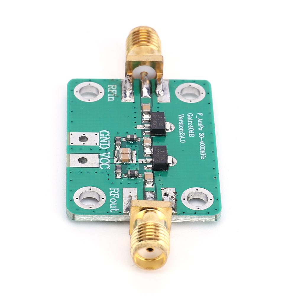 30-4000mhz RF Wideband Amplifier Gain 40dB Amplifier LNA Board Low Noise Radio Frequency Amplifier Module for FM HF UHF