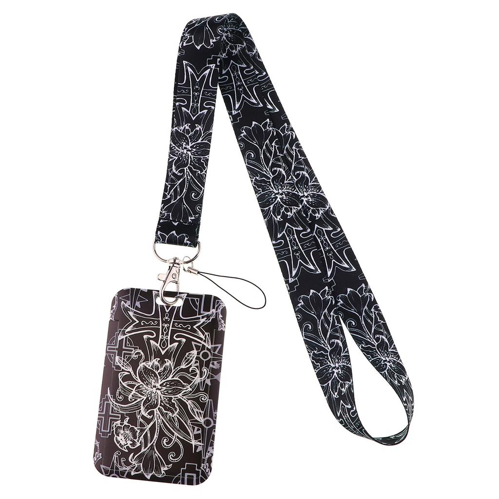 Cartoon Credential Card Holder Bags Doctor Nurse Neck Strap Lanyards Keychain Pass Card Holder Hang Rope Lariat Lanyard Gifts