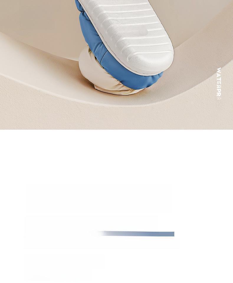 Женские зимние нескользящие хлопковые тапочки 2024 года на каблуках - очень теплые зимние ботинки с бархатной подкладкой для мужчин