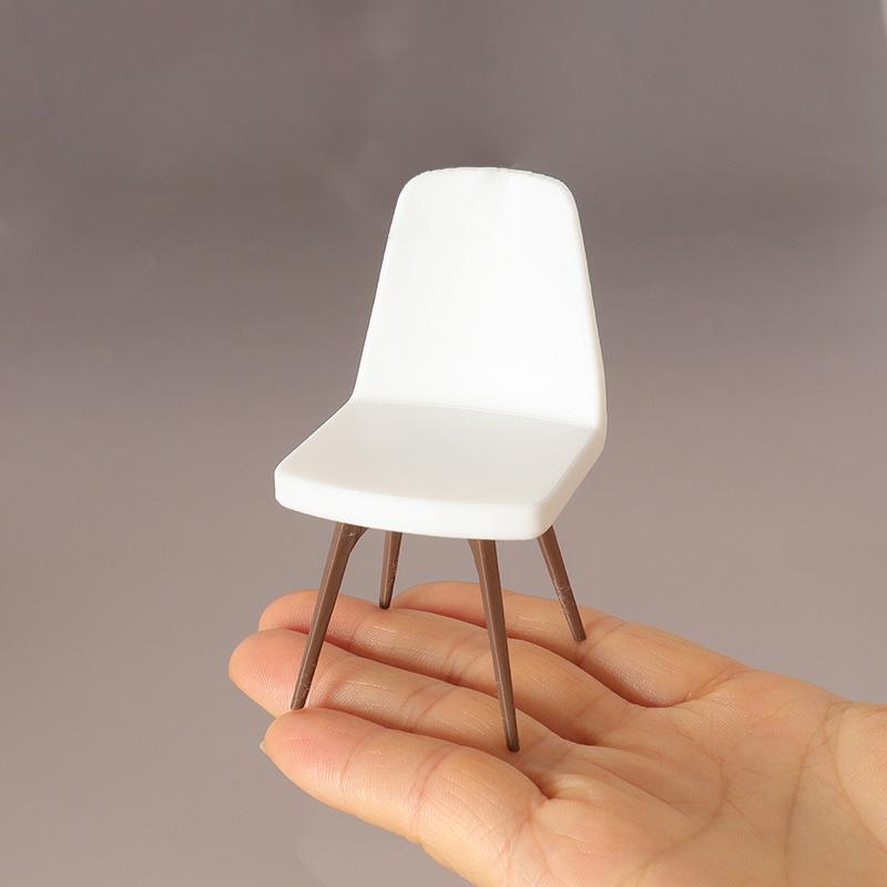 1/12 Кукольный домик Симуляция Набор стол и стулья Кукольный домик Гостиная Мебель Декоративные аксессуары Реквизит для микросцены