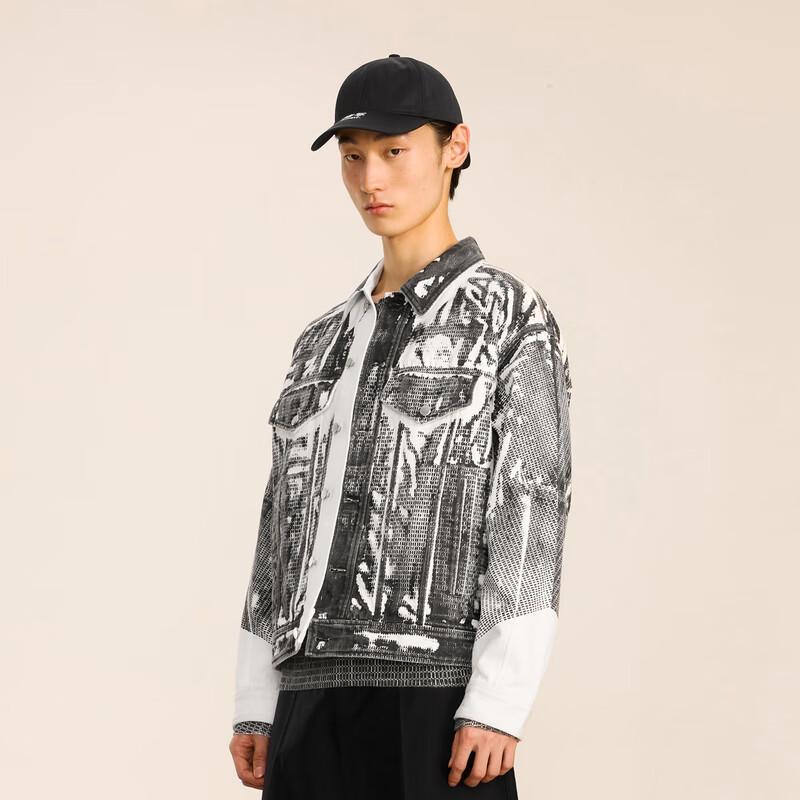 CROQUIS Men's Loose Casual Denim Jacket