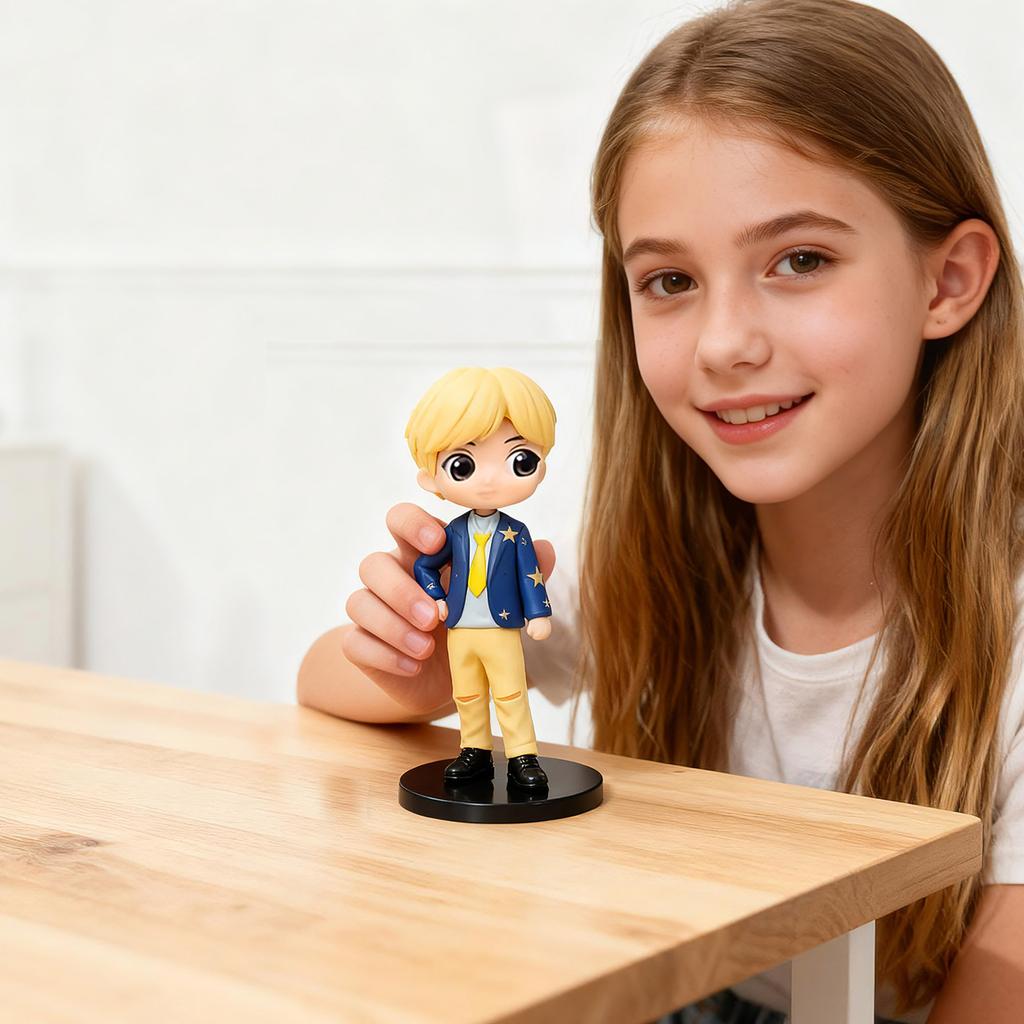 Набор фигурок, 7 шт., 14 см, ПВХ, куклы-идолы, милые коллекционные фигурки для фанатов, украшение для стола и подарок