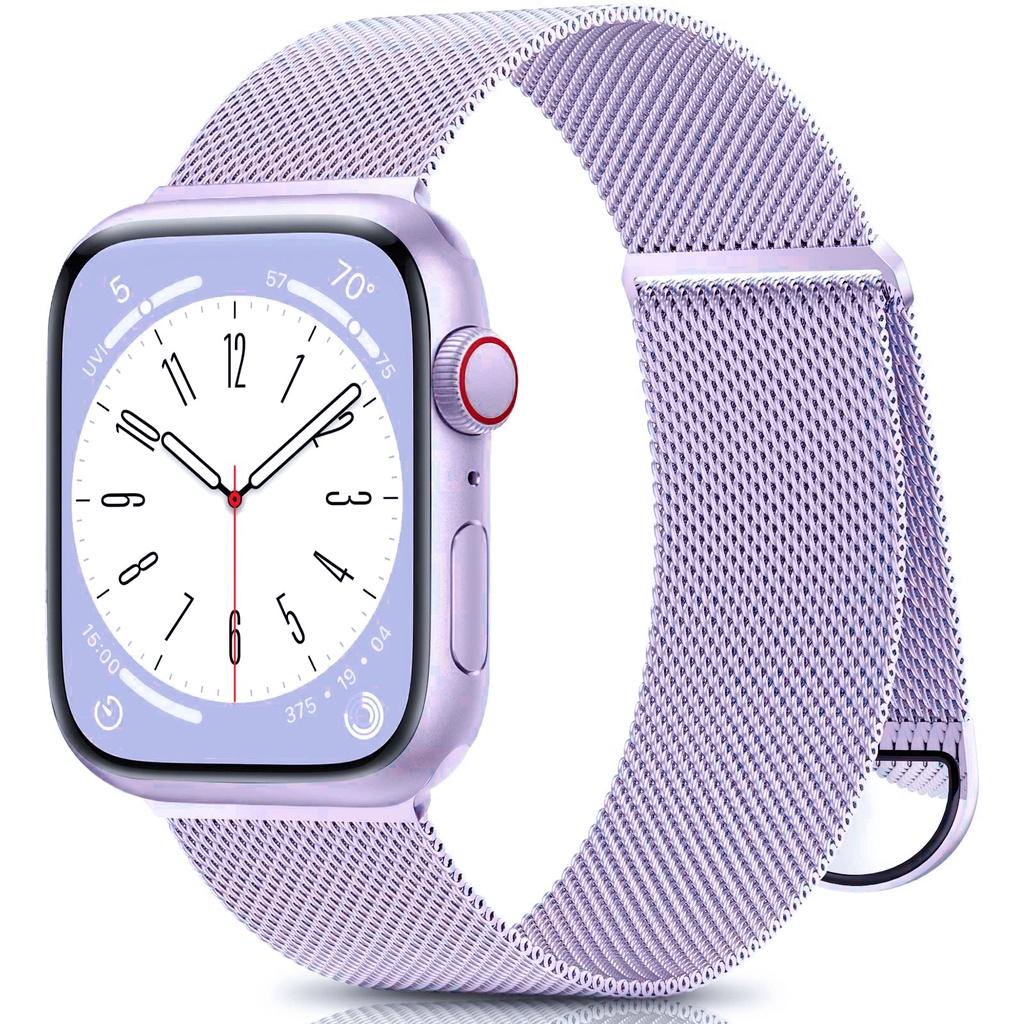 Металлический Миланский Петлевой Ремешок Для Apple Watch Ultra Ремешок 49мм 42мм 44мм 45мм 41мм Стальная Сетчатая Магнитная iWatch Серии 9/8/7/6/5/4/3/SE