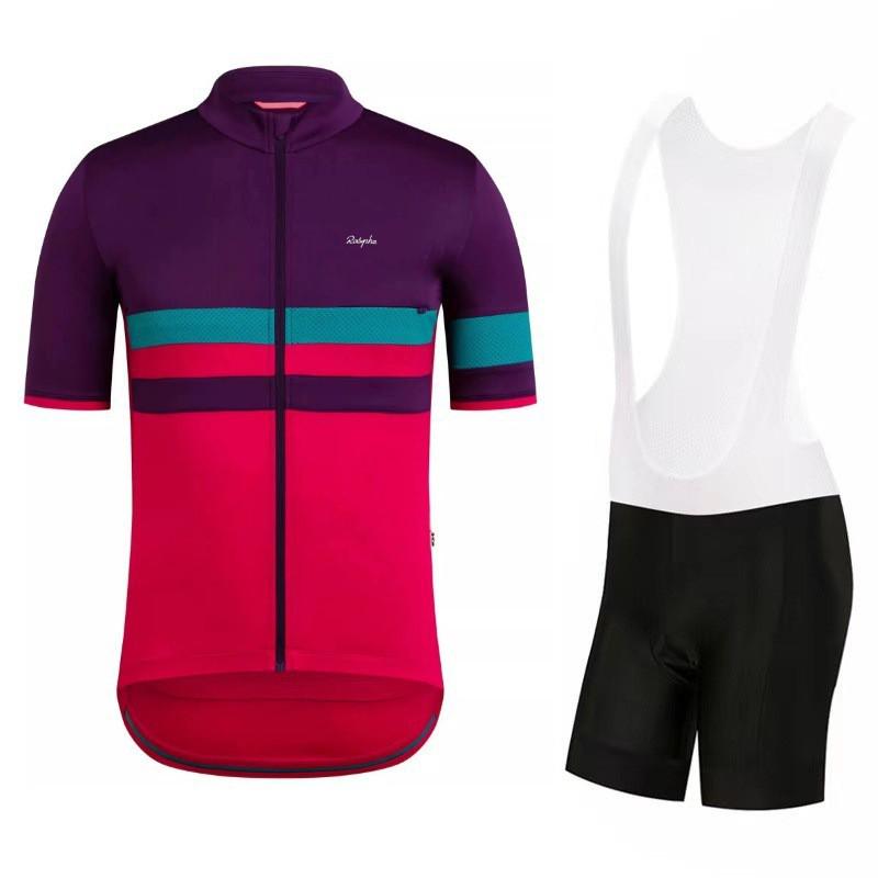 Men Women Cycling Jersey Set Short Sleeve Quick Dry Breathable Road Mountain Bike Apparel