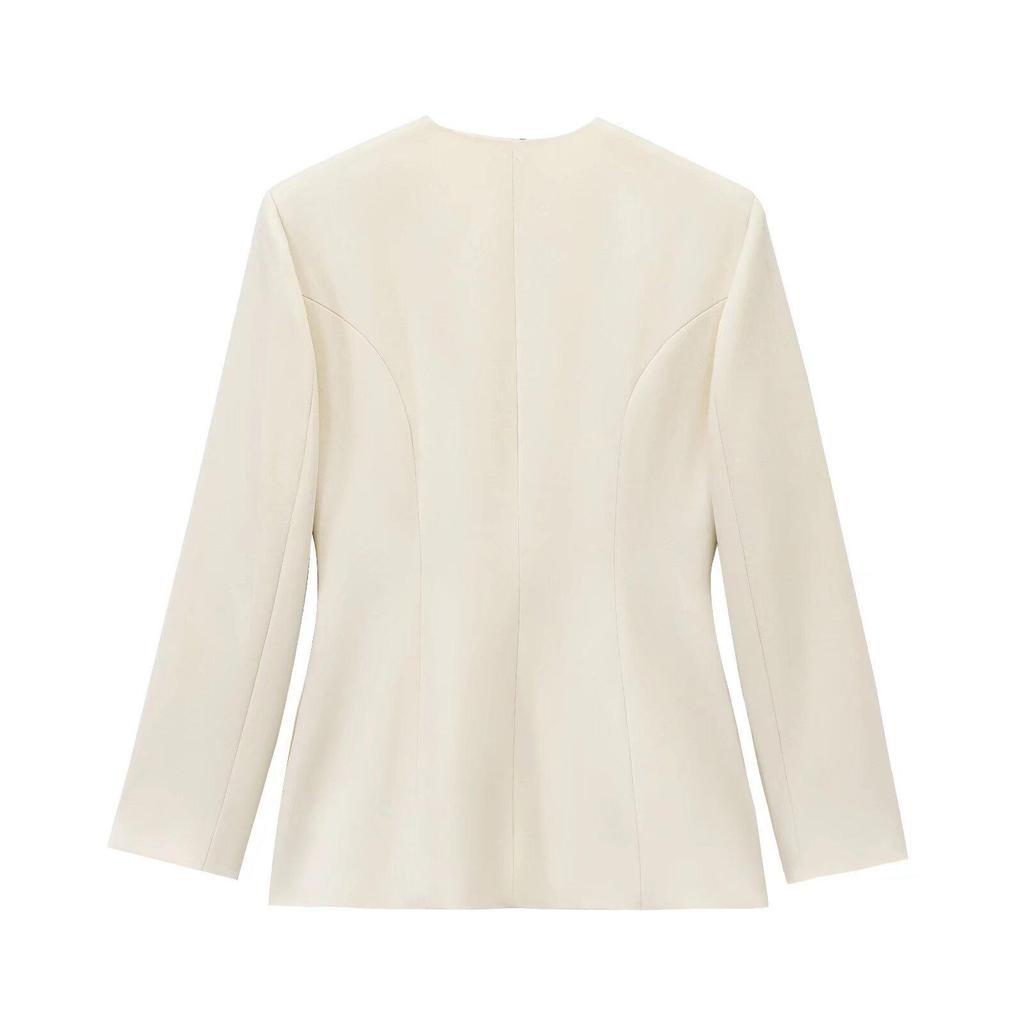 Женский зимний модный костюм в европейском и американском стиле 2024 года с универсальным поясом - 1270608