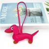 PU Leather PU Leather Hanger Dog Bag Pendant Cute Dachshund Keychain  Women
