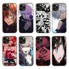 D-53 Jujutsu Kaisen Black Sofe Case for iPhone 16 15 Plus 14 13 Mini 12 11 Pro 8 6 6S SE 5 XR XS Max Realme C30 C33 C32 9I VIVO V29 V27 V23 Y36