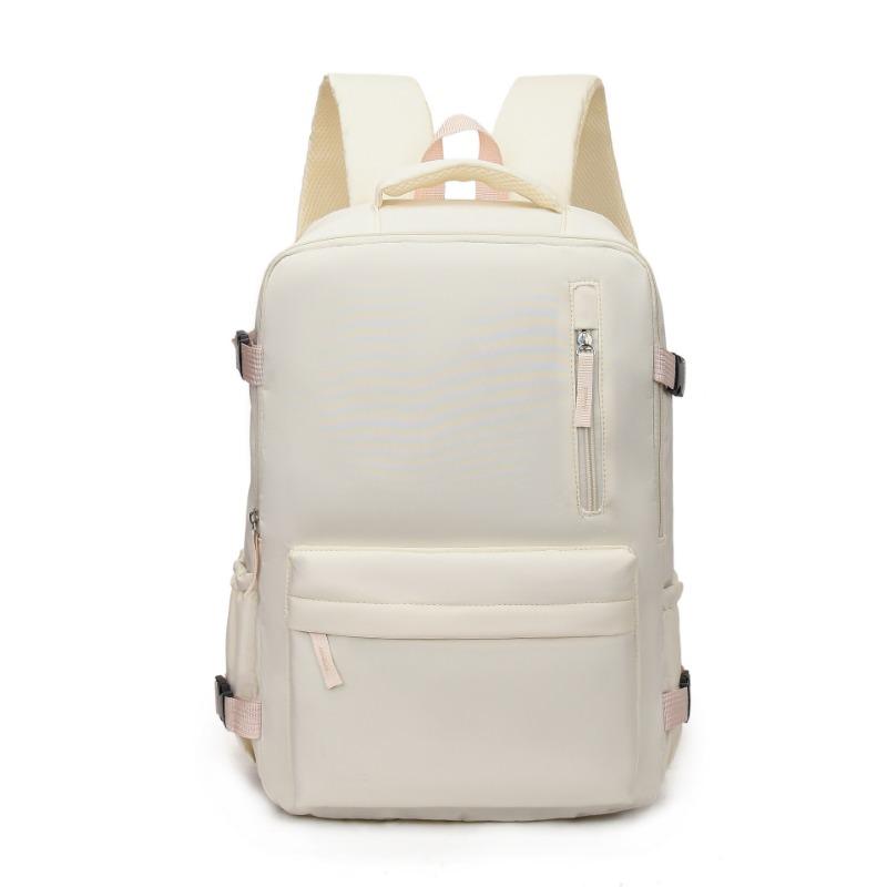 Рюкзак большой вместимости, новая простая однотонная деловая сумка для компьютера, дорожная сумка для поездок на работу для мужчин и женщин