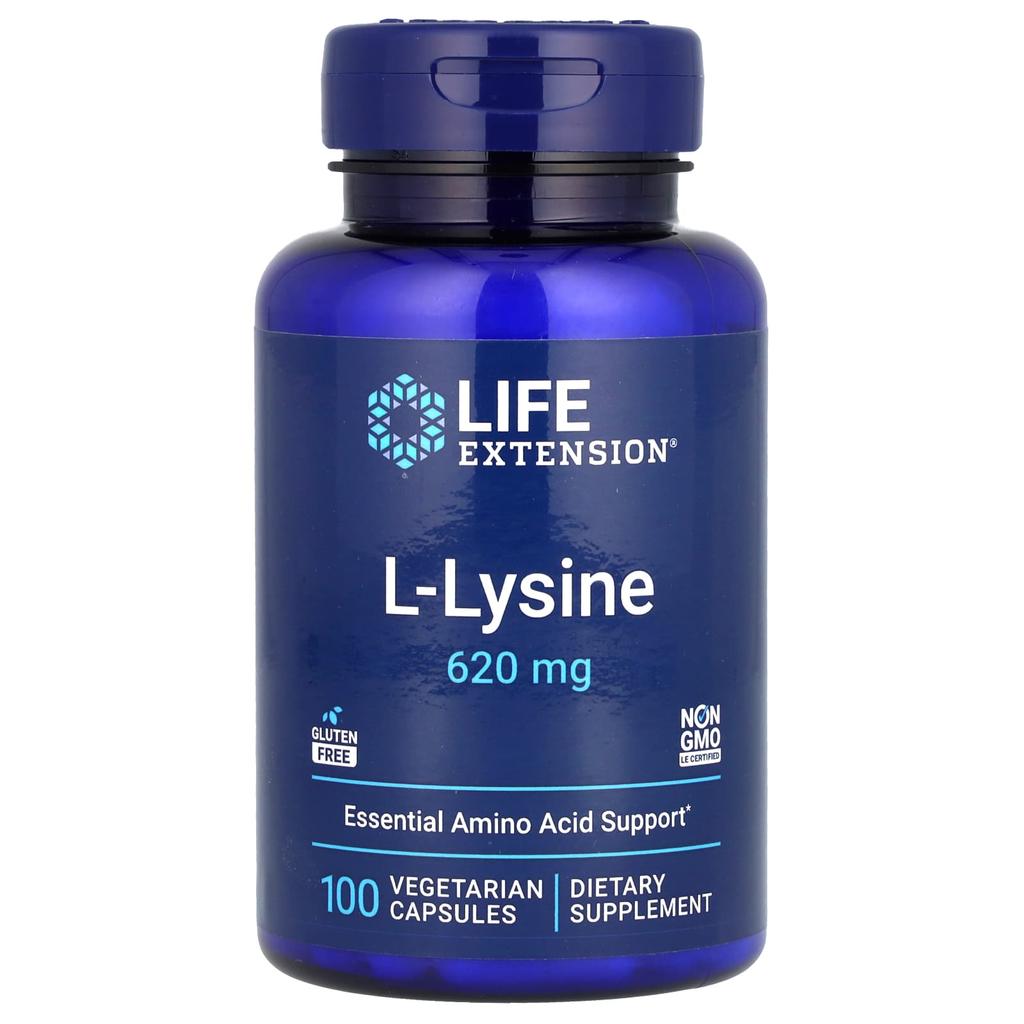 L-Lysine, 620Mg, 100 Veggie Caps
