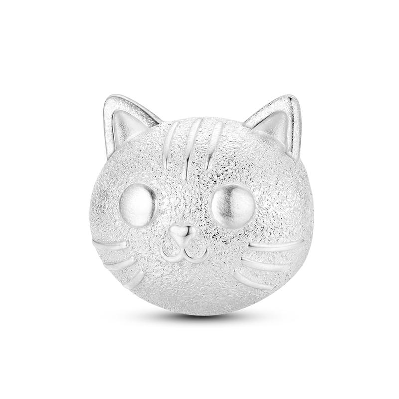 Original 925 Sterling Silver Charms Bead Heart Cat Dog Balloon Bead Fit Original Bracelet For Women DIY Accessories Jewelry Gift