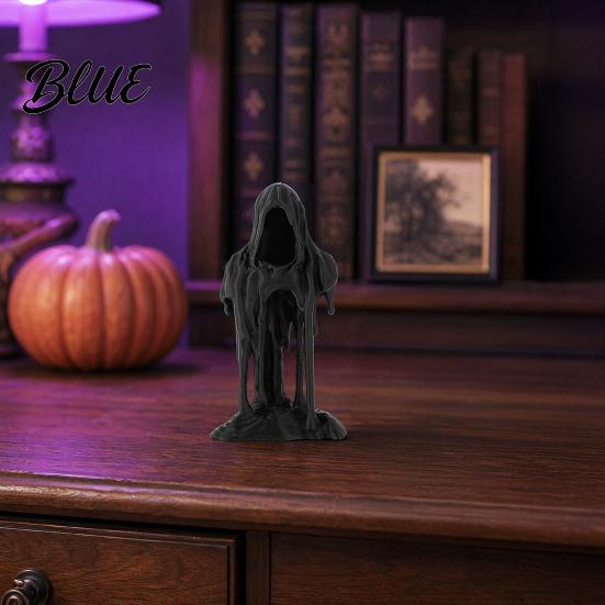 Декоративные коллекционные предметы 3D-печатная статуэтка Жнеца Декор Хэллоуин Настольная фигурка Милые и жуткие Аксессуары для декора дома Украшение Офисная полка