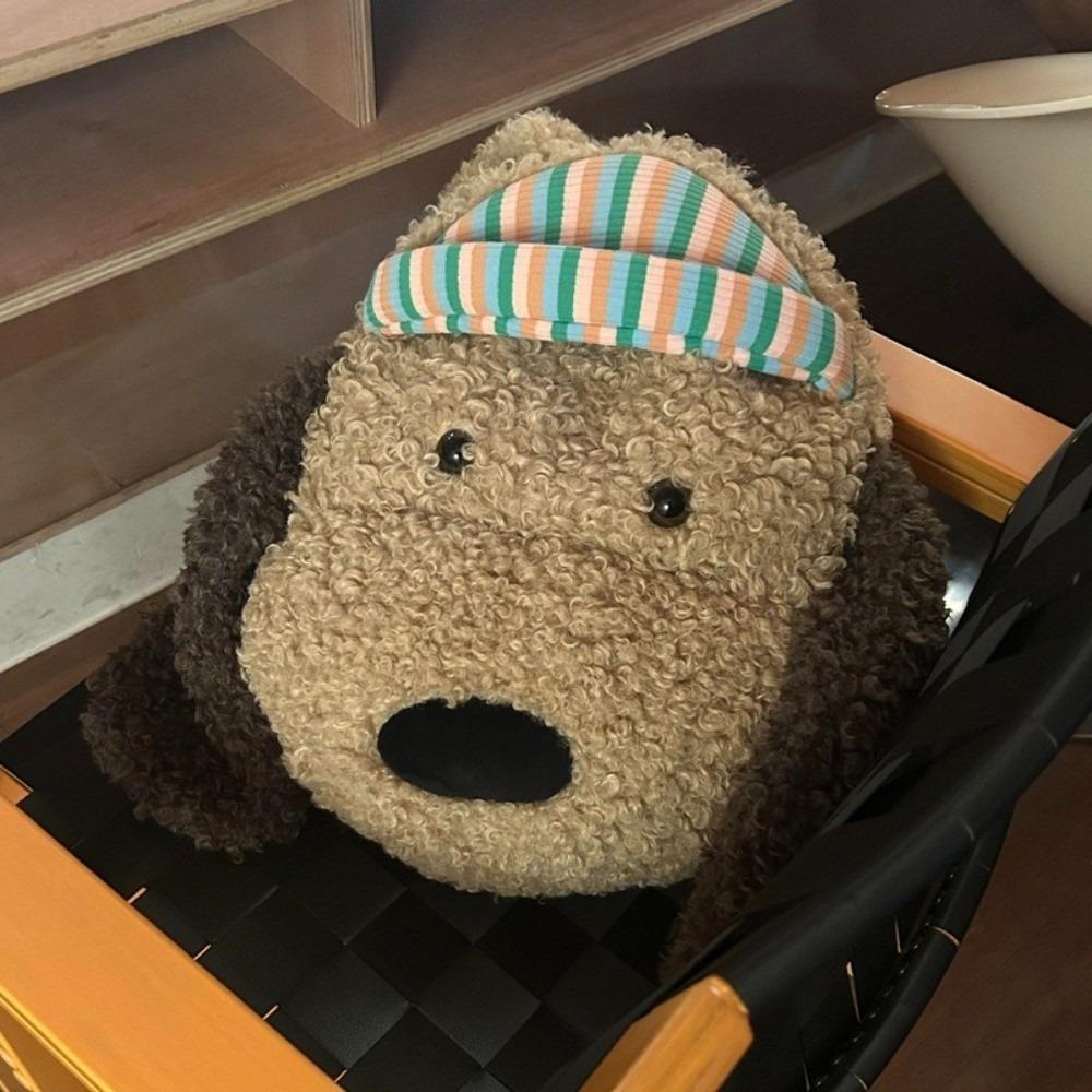 Versatile Cartoon Plush Backpack Stuffed Students School Bag Dog Plush Doll Knapsack  Kid Girl Boy