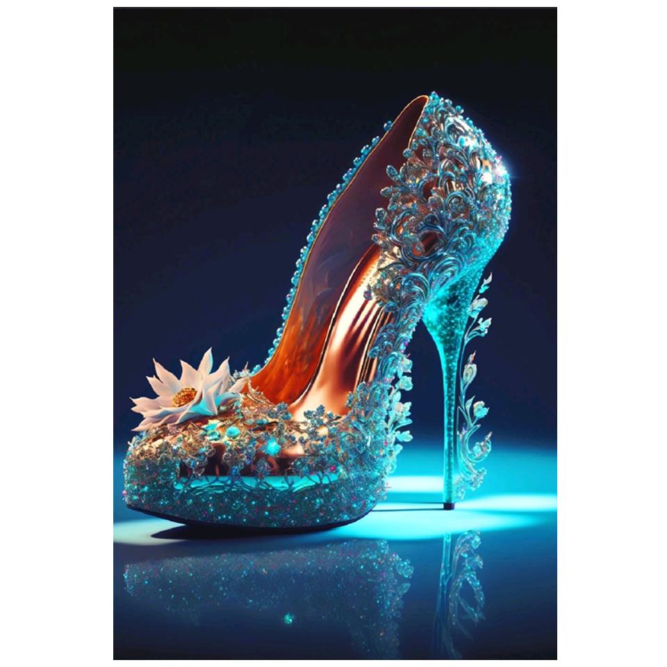 5D DIY алмазная живопись Новое поступление на высоком каблуке бабочка Алмазная мозаика вышивка крестиком комплект украшение дома подарок