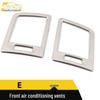 BAIC E-series Front Air Vent Decorative Ring - Stainless Steel Center Console Trim