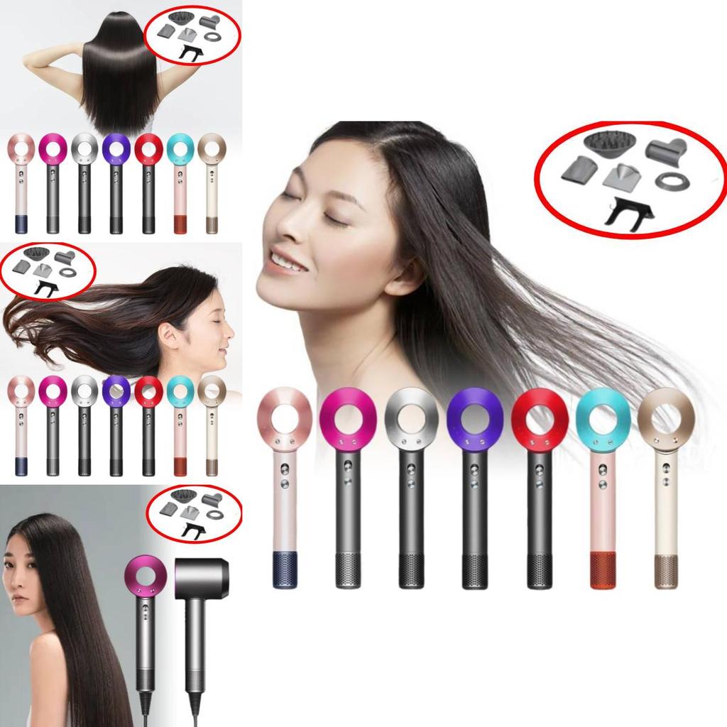 Powerful K729 High Performance Silent Hair Dryer With Dual Nozzle And Temperature Regulation Features